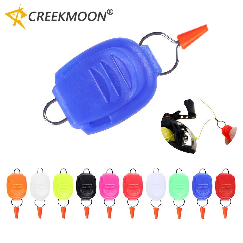 Fishing Line Spooler - ตัวล็อคสายเอ็นตกปลาแบบใหม่ 5/10/15 ชิ้น พร้อมปลั๊กซิลิโคน สำหรับรอกเบทคาสติ้ง อุปกรณ์ล็อคสายเอ็น