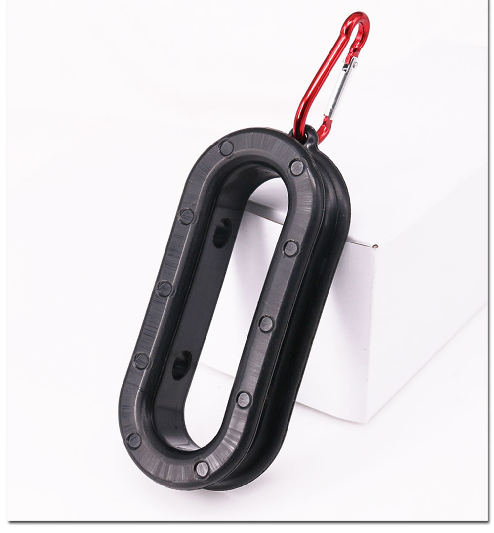 Fishing Line Winder - DEUKIO สีดําสายตกปลา Winder ลวดไขลานผู้ถือจับ Knot Tying