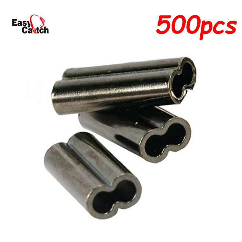 500ชิ้น/ล็อตทองแดงCrimpตกปลาแข - Monofilament Line บทวิจารณ์และราคา